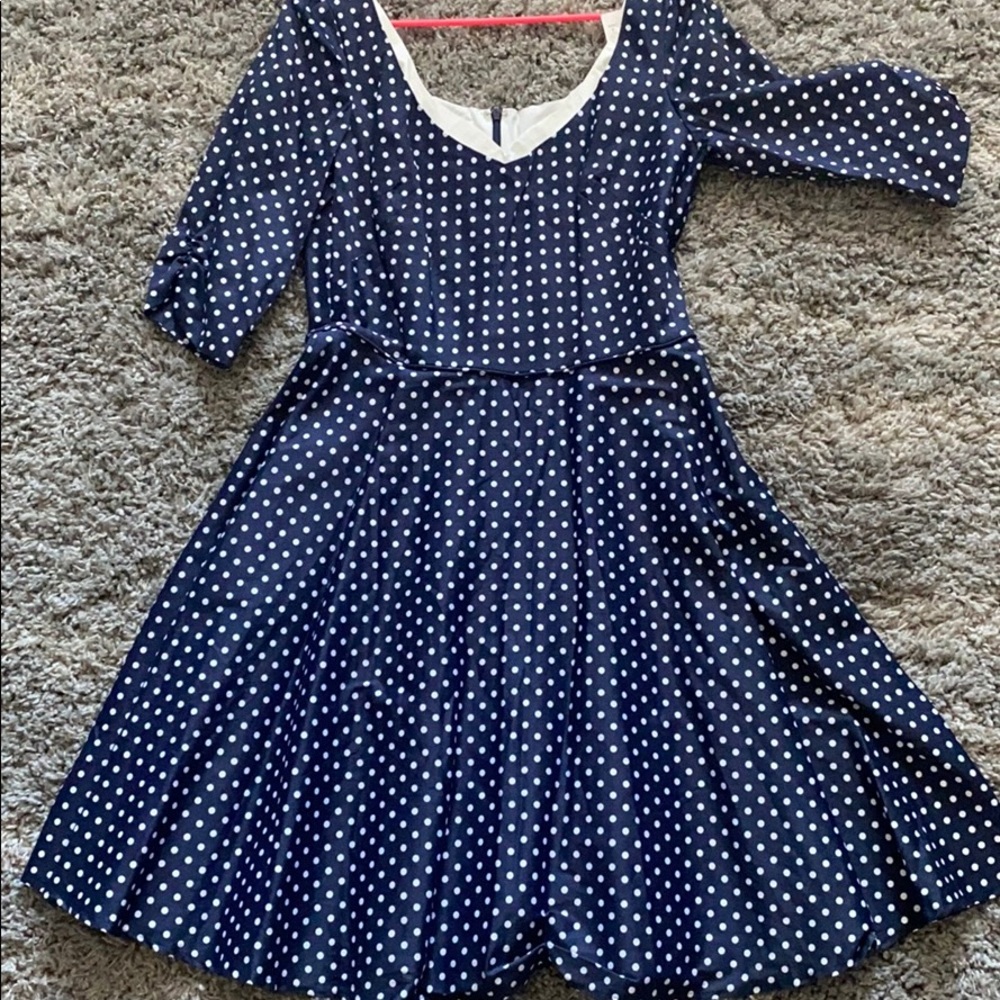 Unique Vintage A line swing dress